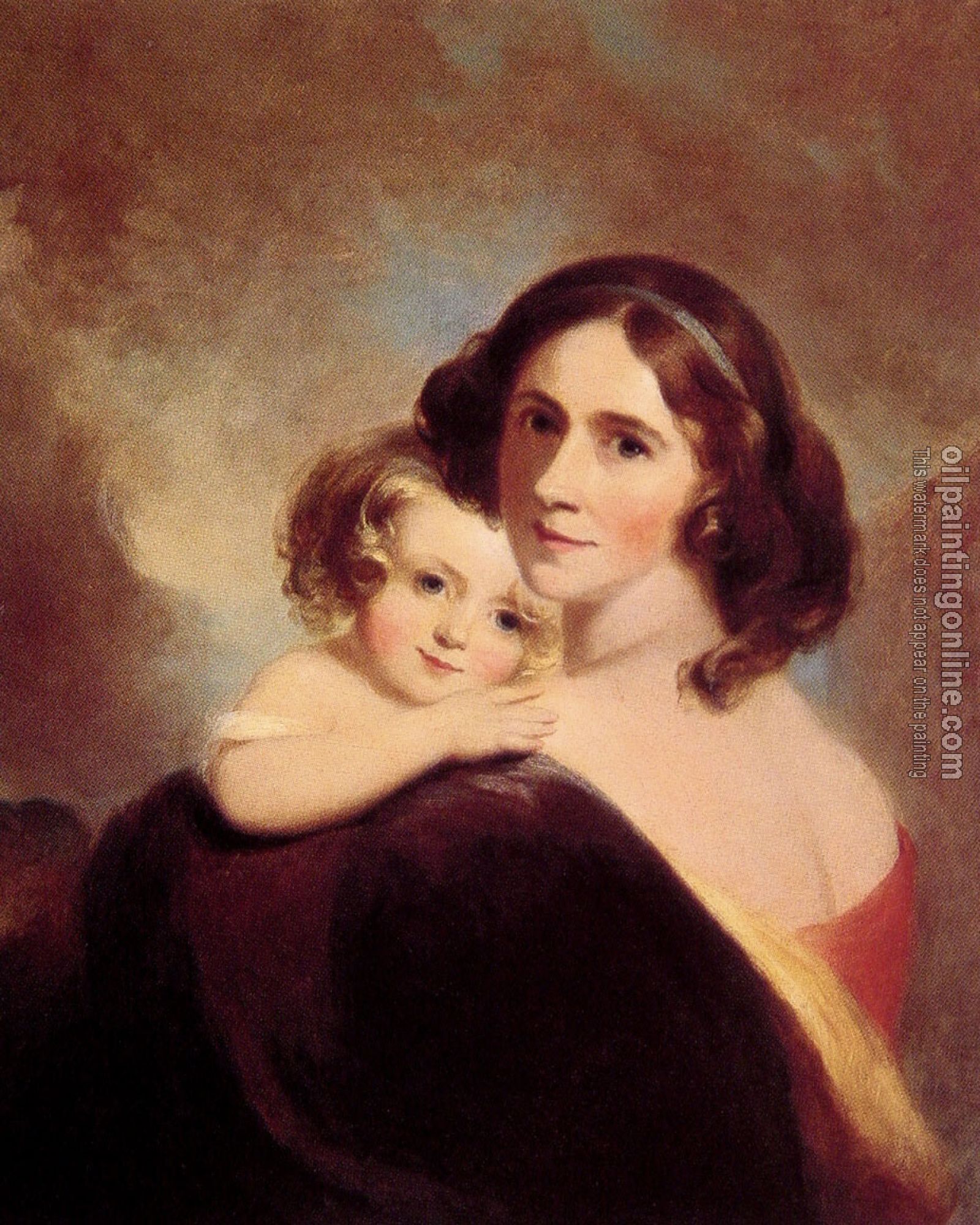 Sully, Thomas - Mrs Fitzgerald and her Daughter Matilda
